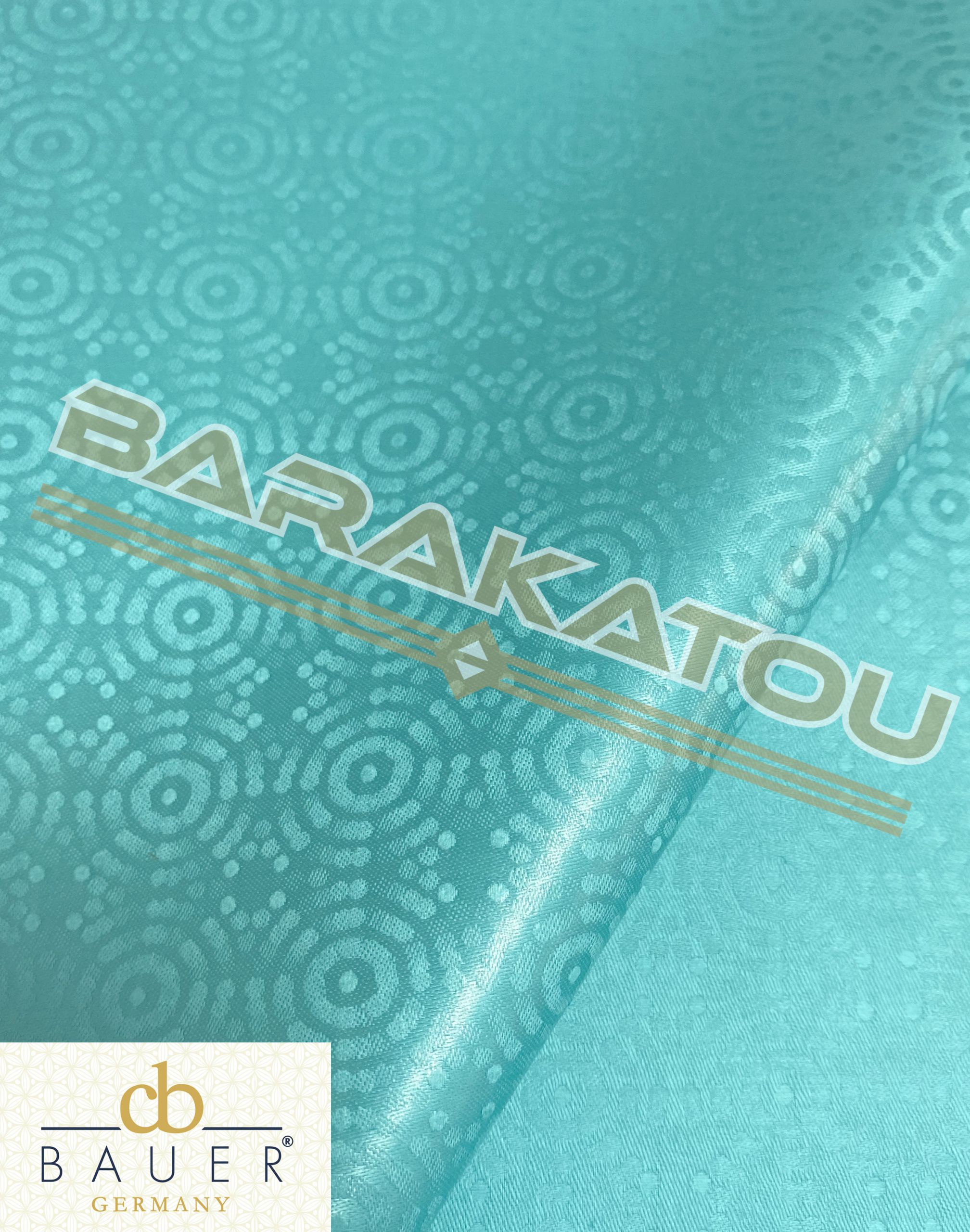 Bazin Luxury Bauer Yakhout Vert Turquoise