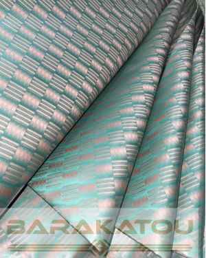 Bazin Luxury Keep Cool Vert Rose