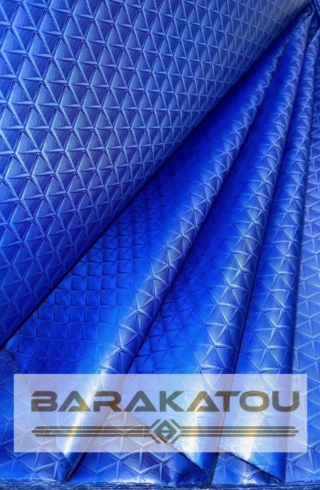 Bazin Luxury Keep Cool Bleu Roi