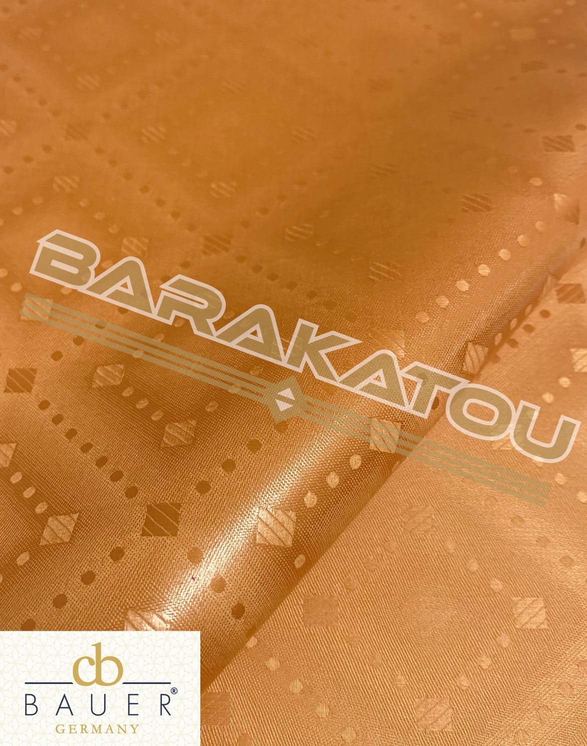 Bazin Luxury Yakhout Orange