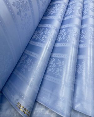 Bazin Luxury Fulda Bleu Bara