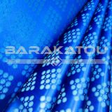 Bazin Luxury Keep Cool Bleu Foncé Gris