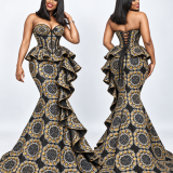 Robe sirène en brodé autriche