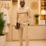 Ensemble veste Super 100 Col Mao homme